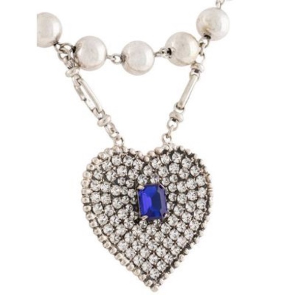 DANNIJO Mercer Crystal Heart Necklace NWT - Picture 8 of 16